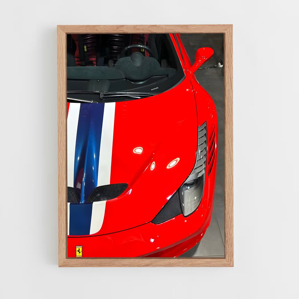 Poster speciale Rouge – affiche Ferrari (vue 4)